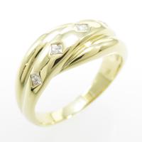 750YG ダイヤモンドリング