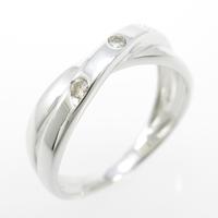 K18WG ダイヤモンドリング