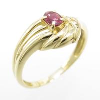 K18YG ルビーリング