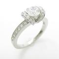ティファニー リボン リング 0．53ct・G・IF・EXT