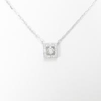 K18WG ダイヤモンドネックレス