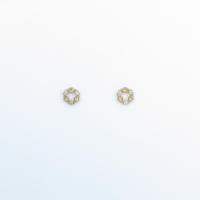 アガット ダイヤモンドピアス