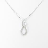 K10WG ダイヤモンドネックレス