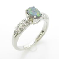 PT ブラックオパールリング