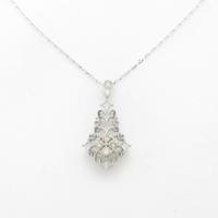 K18WG ダイヤモンドネックレス