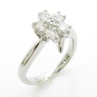 PT フラワー ダイヤモンドリング