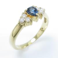 K18YG サファイヤリング