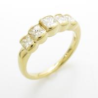 K18YG ダイヤモンドリング