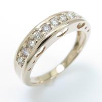 K18PG ダイヤモンドリング