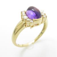 K18YG アメジストリング