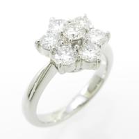 PT フラワー ダイヤモンドリング