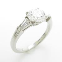 プラチナダイヤモンドリング 1．003ct・D・VS2・VG