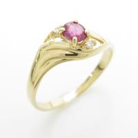 K18YG ルビーリング