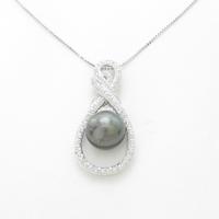 K18WG クロチョウパールネックレス10％引き