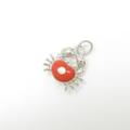 585WG カニ カラーストーンペンダント