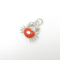 585WG カニ カラーストーンペンダント