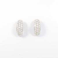 PT パヴェ ダイヤモンドピアス