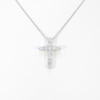 PT クロス ダイヤモンドネックレス