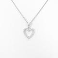 PT ハート ダイヤモンドネックレス