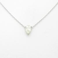 プラチナダイヤモンドネックレス 1．060ct・M・VVS2・ペアシェイプ