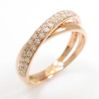 K18PG ダイヤモンドリング