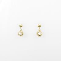 K18YG ダイヤモンドピアス