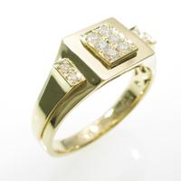 【リメイク】K18YG ダイヤモンドリング