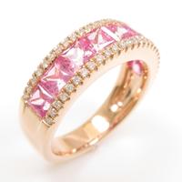 ポンテヴェキオ ピンクサファイヤリング