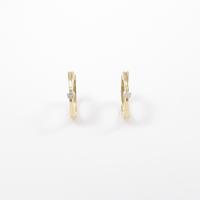 K18YG ダイヤモンドピアス