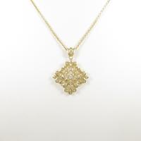 K18YG ダイヤモンドネックレス