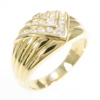 K18YG ダイヤモンドリング