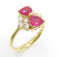 モニッケンダム ハート ルビーリング