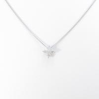 K18WG ダイヤモンドネックレス