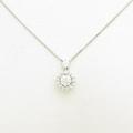【新品】プラチナダイヤモンドネックレス 0．308ct・F・SI2・GOOD