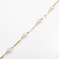 K18YG アコヤパールブレスレット