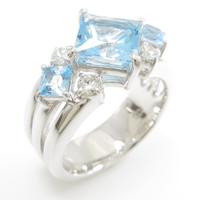 タサキ ブルートパーズリング