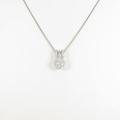 【新品】プラチナダイヤモンドネックレス 0．278ct・F・SI2・GOOD