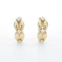 K18YG ダイヤモンドピアス