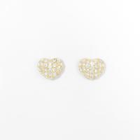 【リメイク】K18YG ハート ダイヤモンドピアス