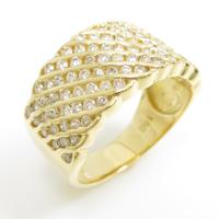 K18YG ダイヤモンドリング