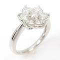 PT フラワー ダイヤモンドリング