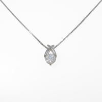 プラチナダイヤモンドネックレス 1．112ct・D・SI2・VG