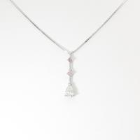 K18WG ダイヤモンドネックレス