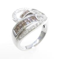 K18WG ダイヤモンドリング