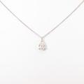 プラチナダイヤモンドネックレス 0．766ct・I・SI1・ペアシェイプ