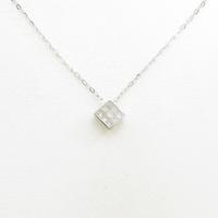 K18WG ダイヤモンドネックレス