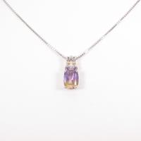 K18YG／K18WG アメトリンネックレス