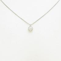 【新品】プラチナダイヤモンドネックレス 0．200ct・G・SI1・VG
