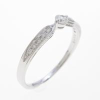 K18WG ダイヤモンドリング