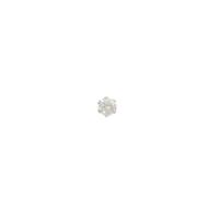 PT ソリティア ダイヤモンドピアス 片耳